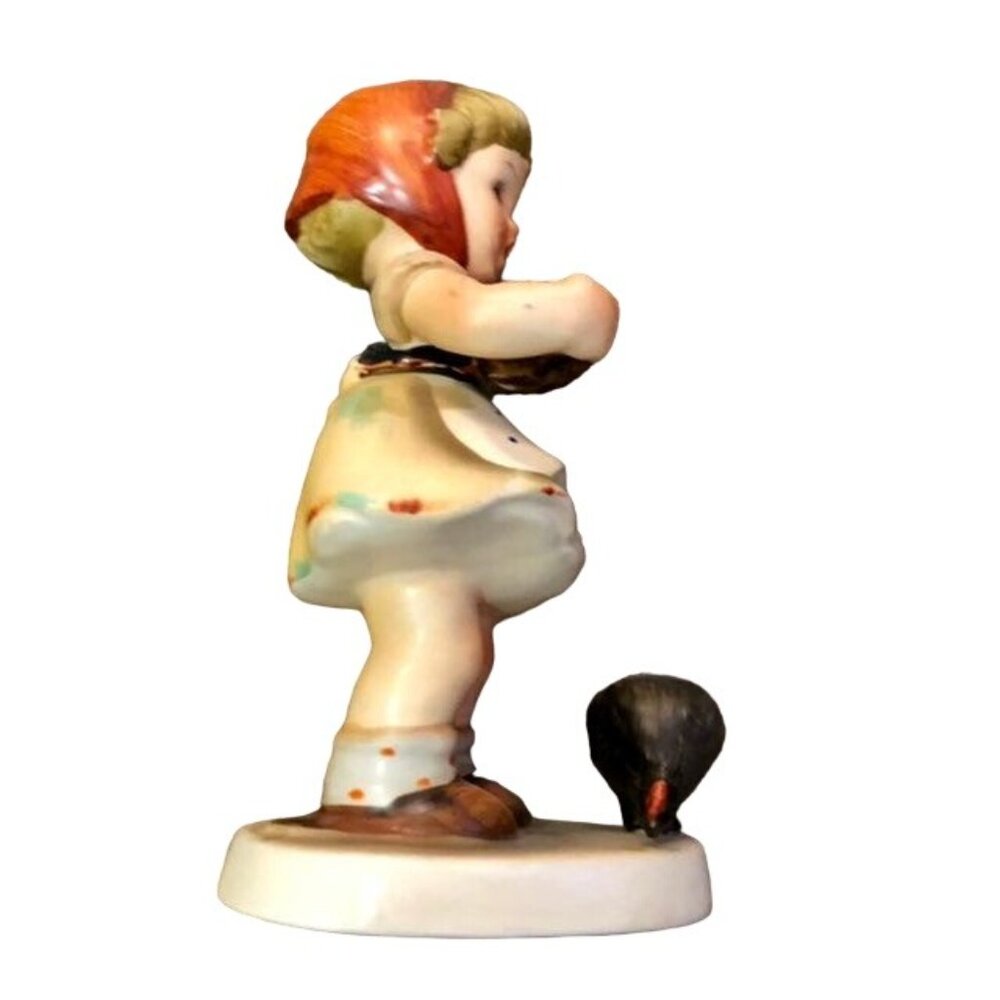 Vintage Napco Figurine Girl with Chicken "Two Chicks" AHID Japan No Chips - Picture 6 of 11